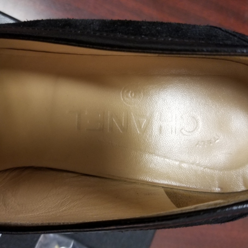 Chanel Black Mocassin Loafers size 6.50 - Picture 4 of 8